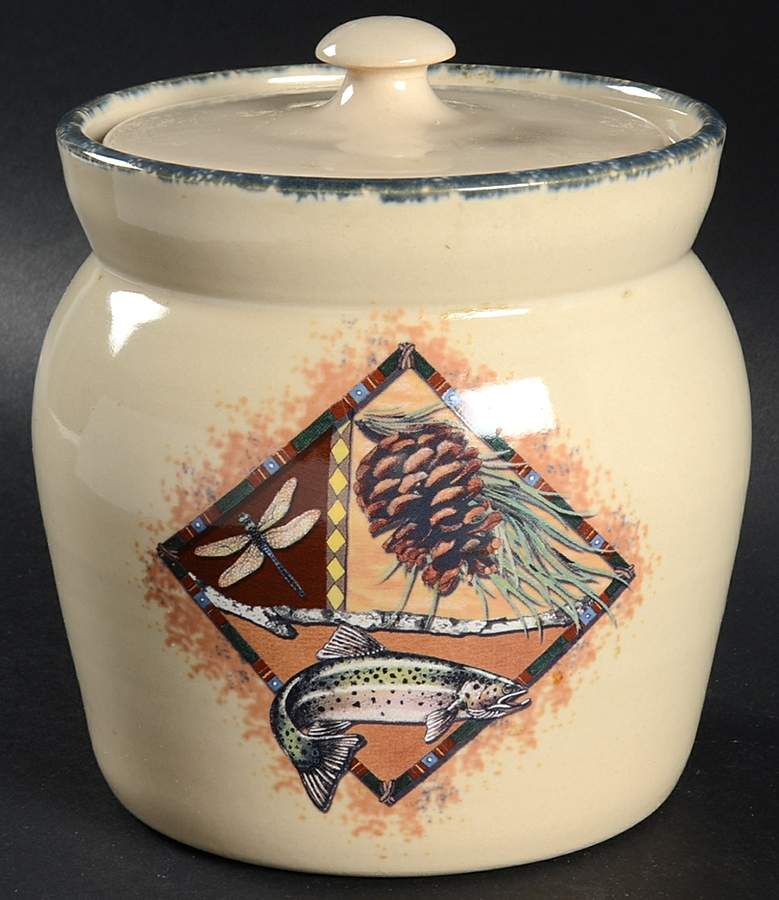 Northwoods Small Canister & Lid by Home & Garden Party-1