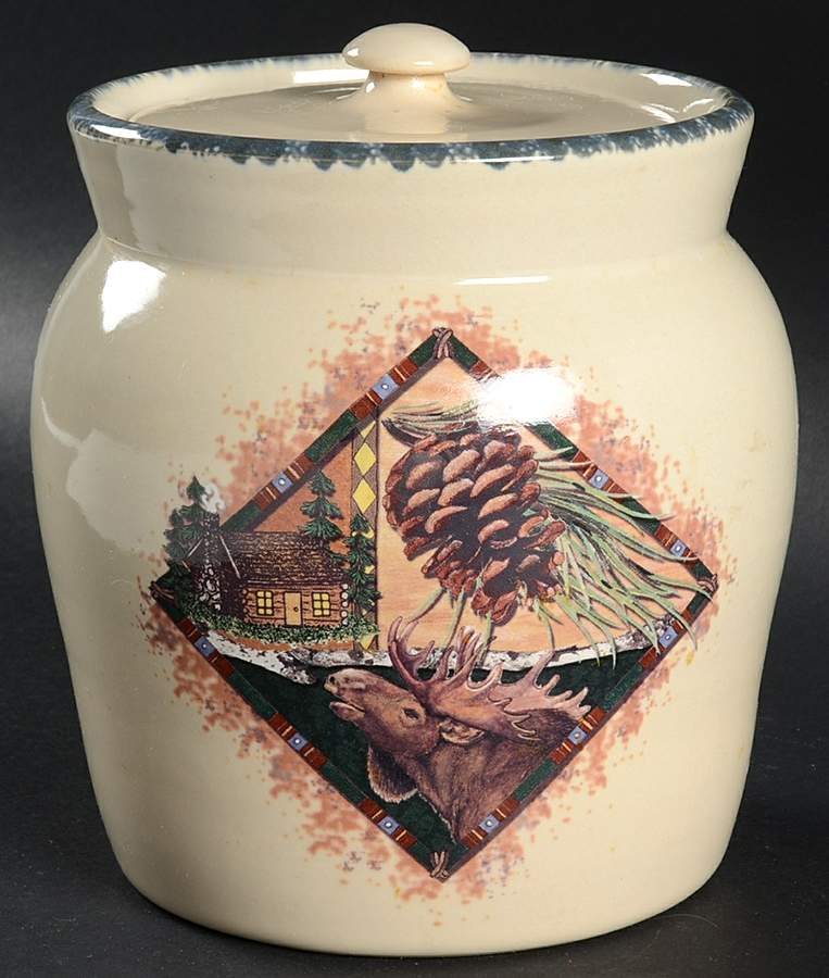 Northwoods Medium Canister & Lid by Home & Garden Party-1