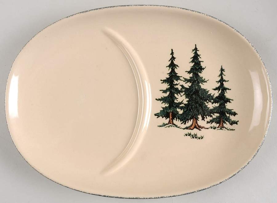 Northwoods Oval Snack Tray by Home & Garden Party-1