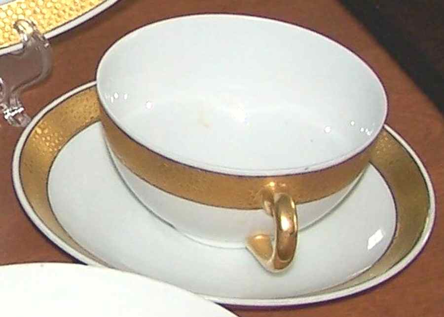HUT1817 Flat Cup & Saucer Set by Hutschenreuther-1