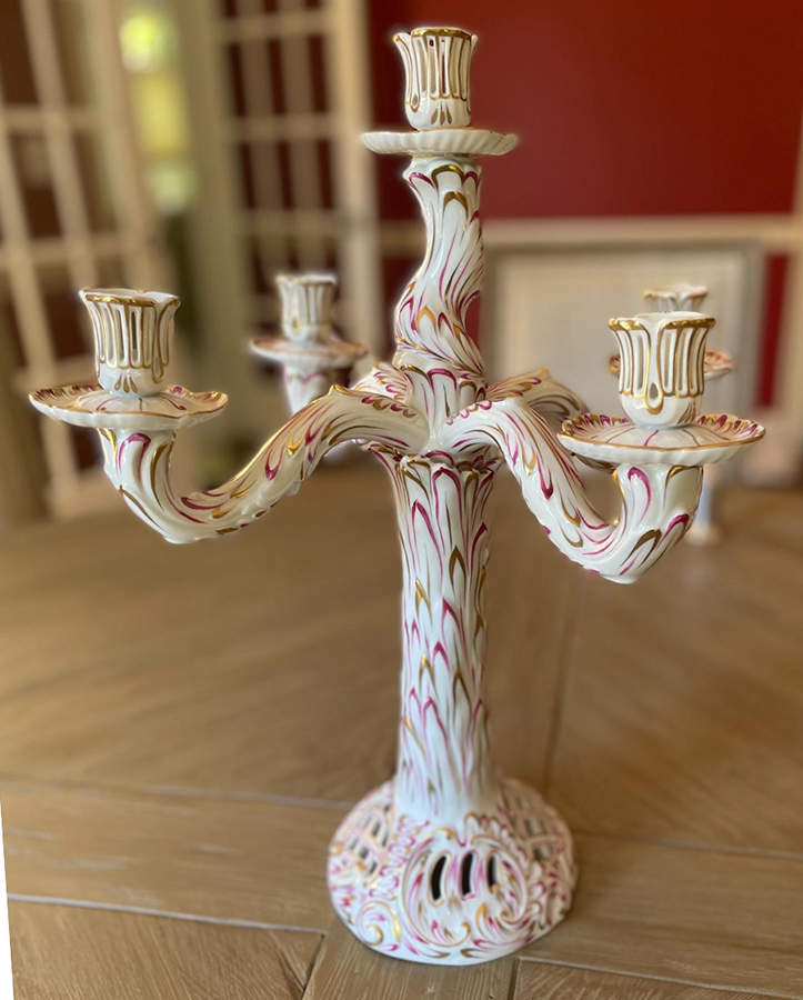 Giftware Five Light Candlestick by Herend-1