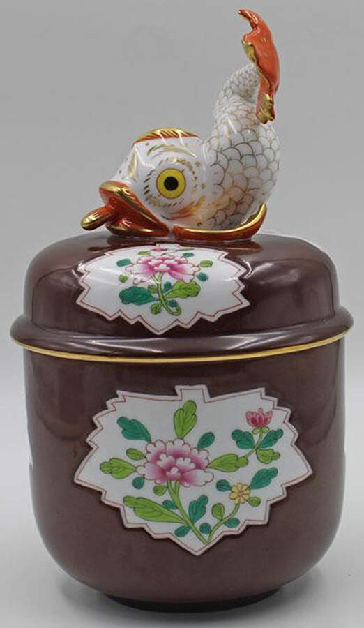 Giftware 4" Round Box & Lid by Herend-1