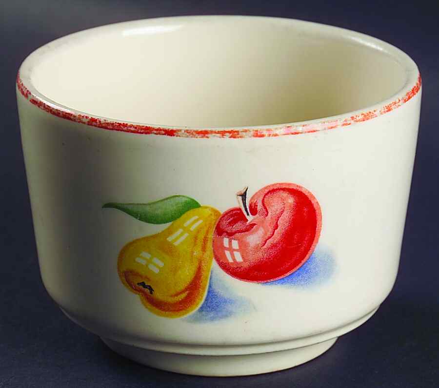 Red Apple II Modern Age 5" All Purpose Bowl by Harker-1