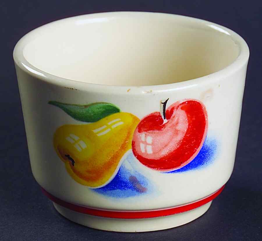 Red Apple II Modern Age 3" All Purpose Bowl by Harker-1