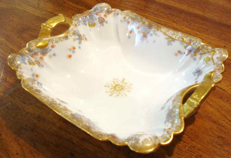 H3739 10" Rectangular Vegetable Bowl by Haviland-1