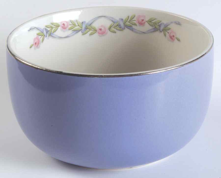Wildfire (Platinum Trim) 6" Round Vegetable Bowl by Hall-1