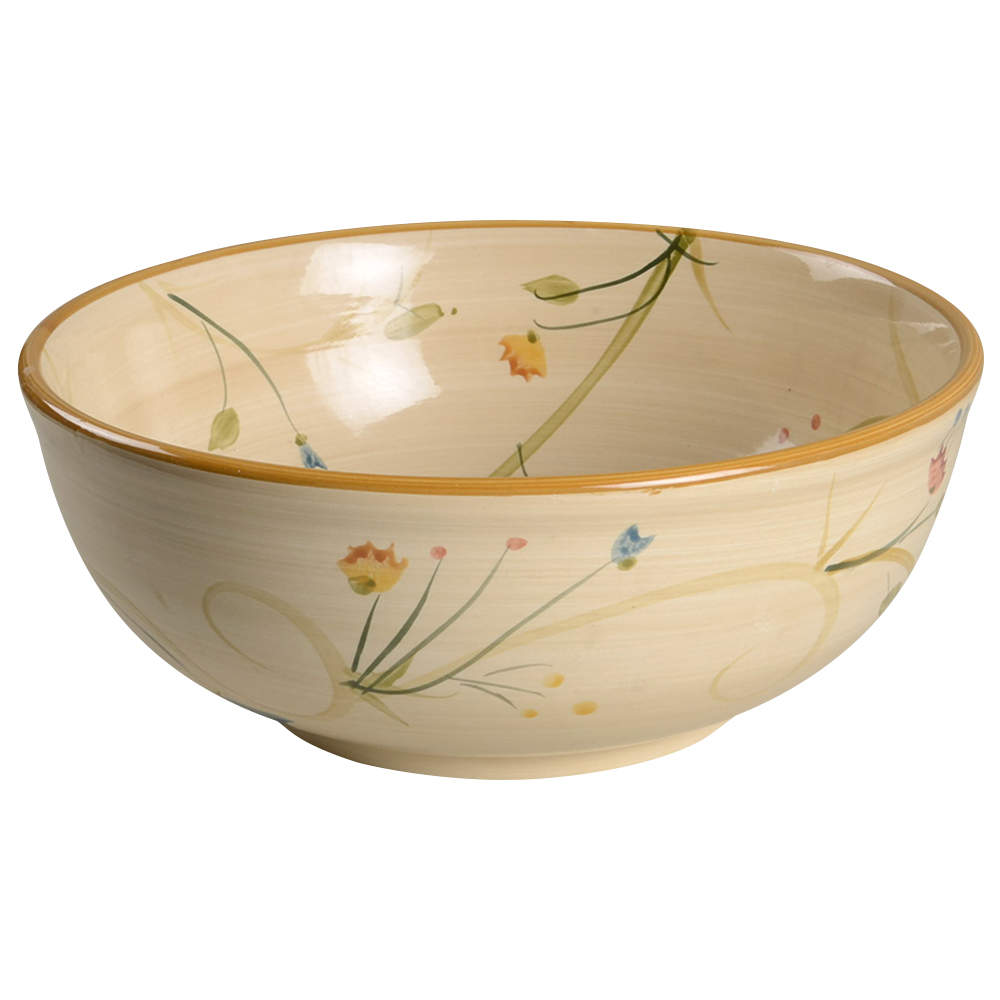 American Simplicity Floral 10" Large Salad Serving Bowl by Home-1