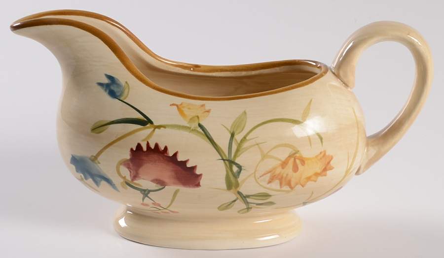 American Simplicity Floral Gravy Boat by Home-1