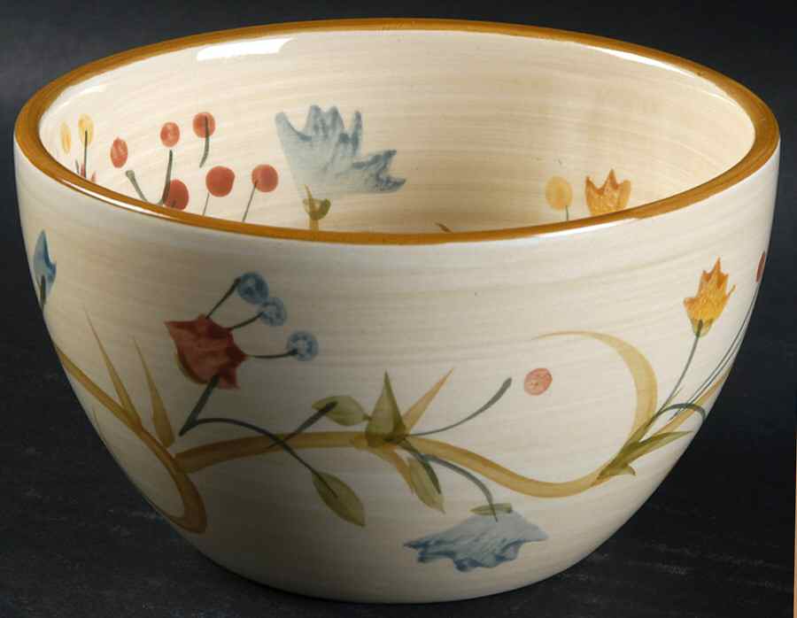 American Simplicity Floral 4" All Purpose Bowl by Home-1