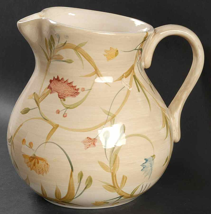 American Simplicity Floral 80 Oz Pitcher by Home-1