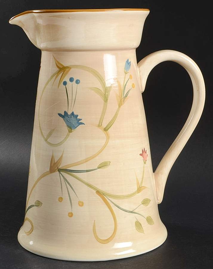 American Simplicity Floral 80 Oz Pitcher by Home-1