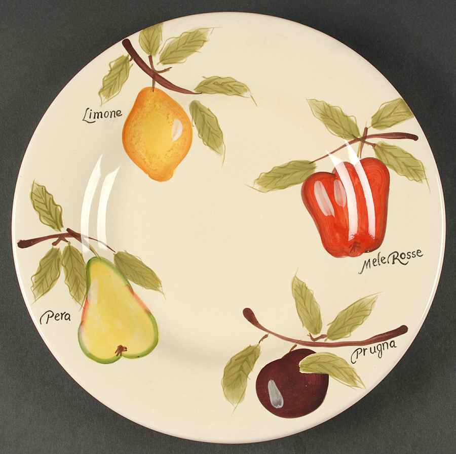 American Simplicity Fruit Dinner Plate by Home-1