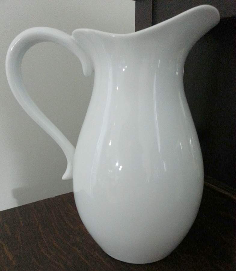 Basic White Pitcher by Home-1