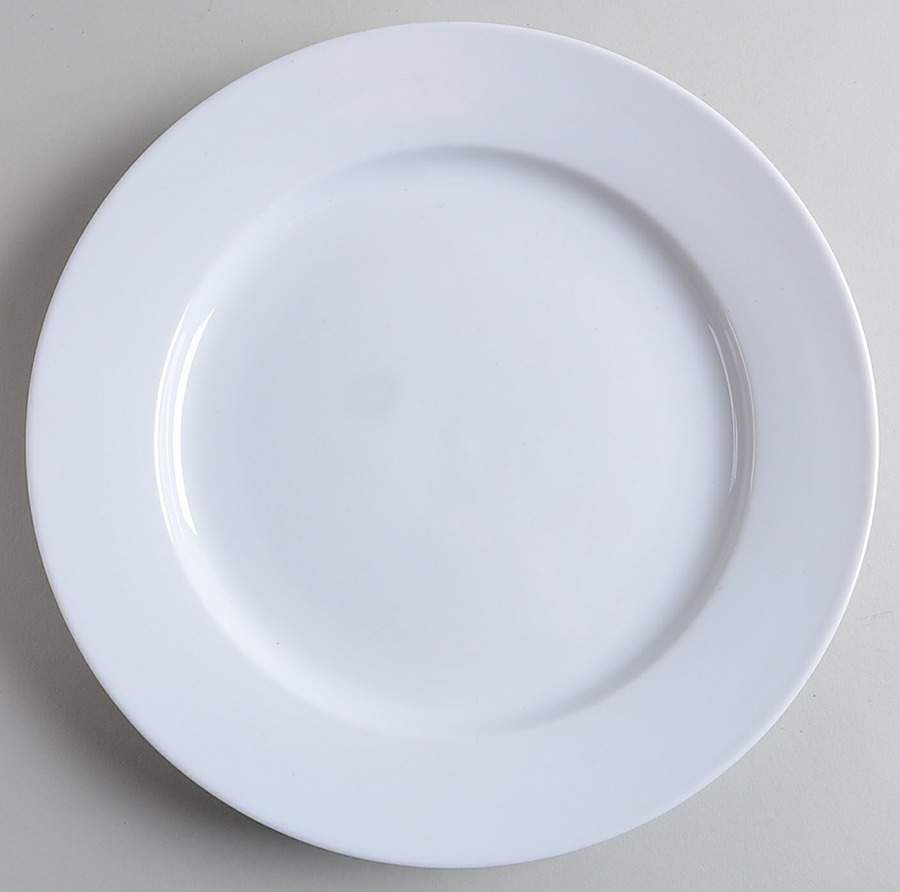 Basic White Dinner Plate by Home-1
