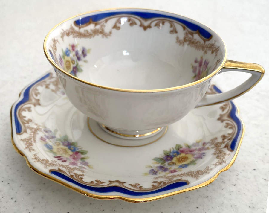 16198 Footed Demitasse Cup & Saucer Set by Heinrich - H&C-1