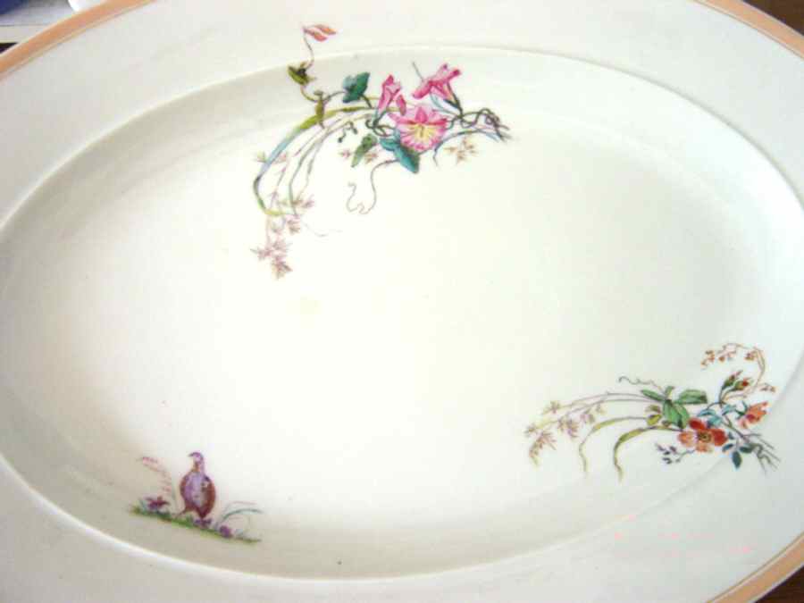 H3764 (Yellow Band) 15" Oval Serving Platter by Haviland-1