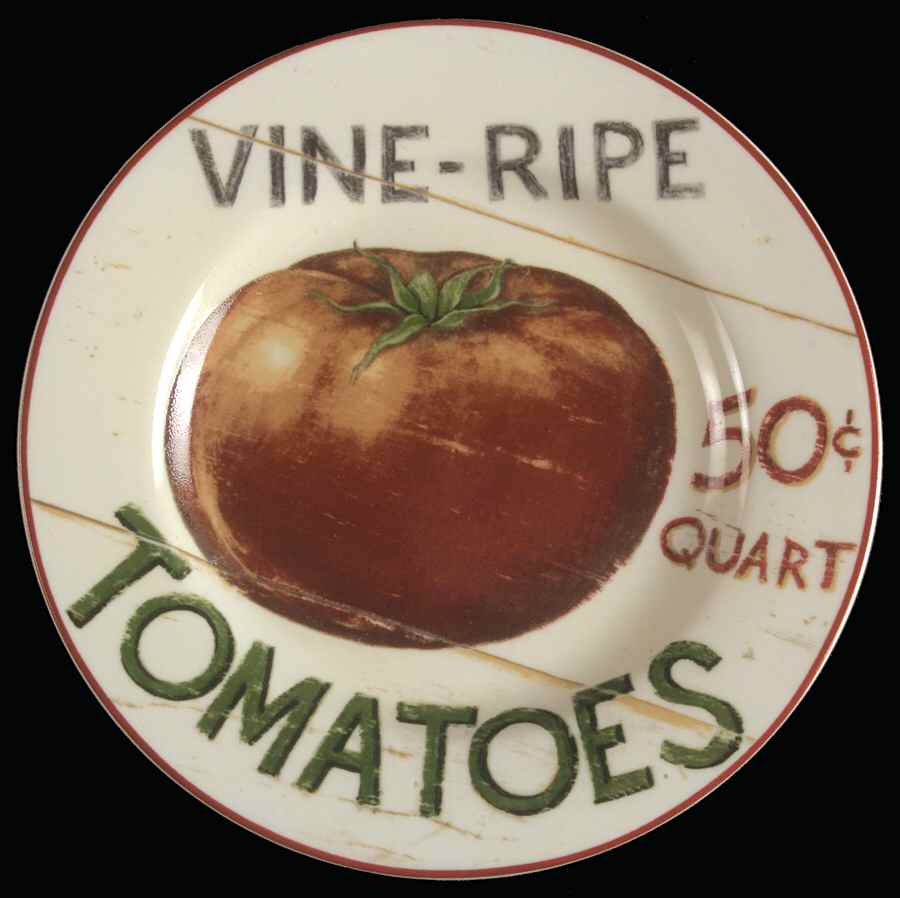 Farm Fresh Salad Plate by Home Trends-1