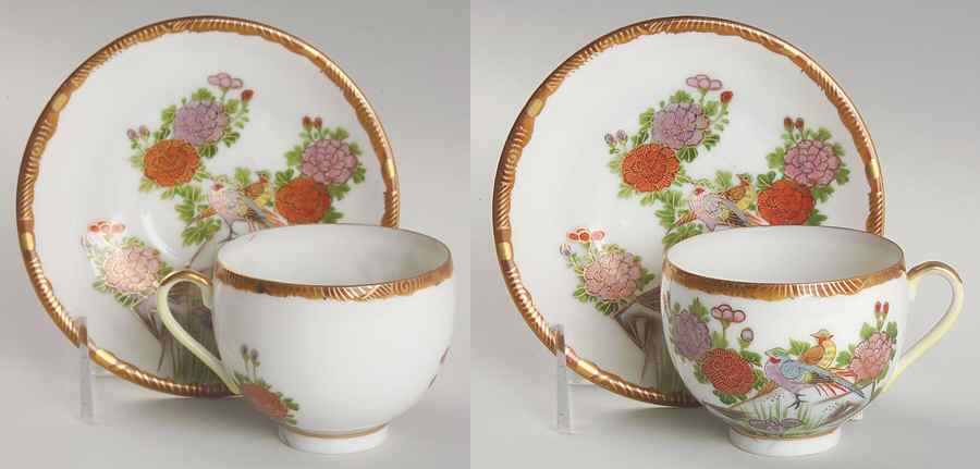 HKN30 Footed Cup & Saucer Set by Hakusan-1