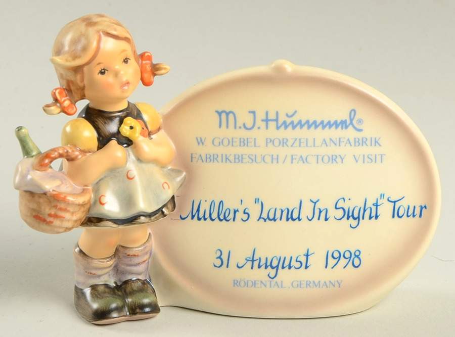 Advertising Signs-Plaques Tm7-Little Visitor/Land In Sight Tour - Advertising Sign by M.I. Hummel-1