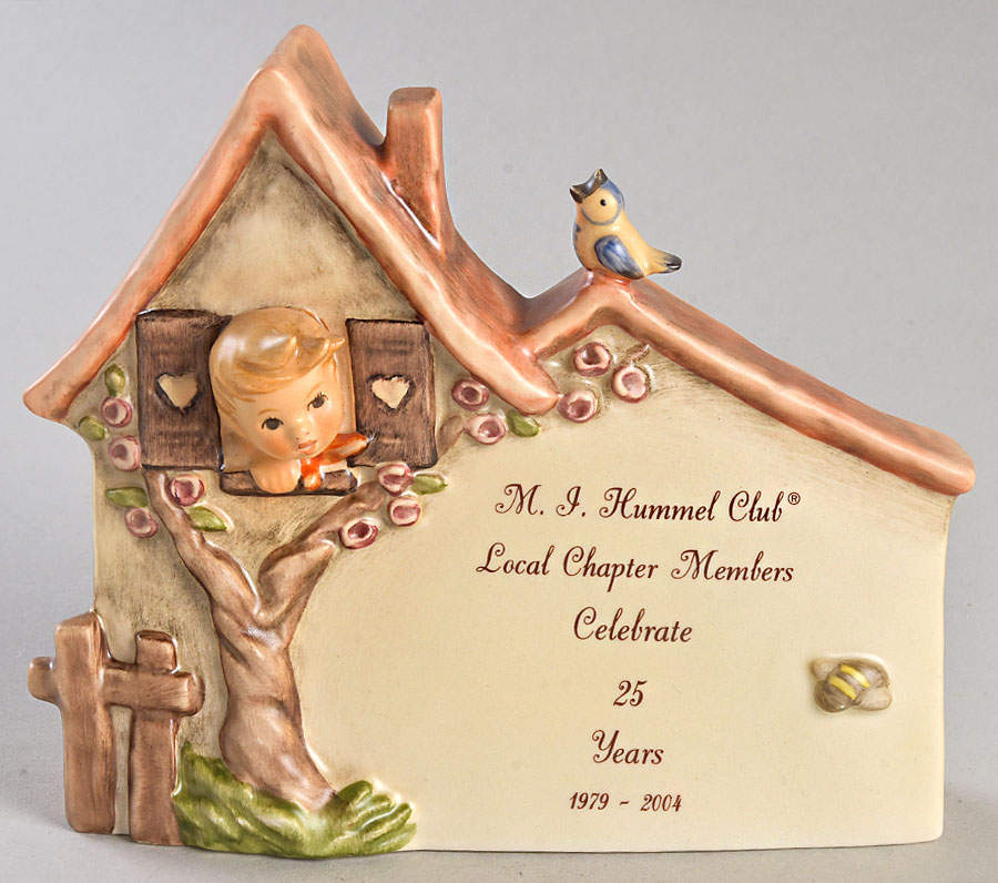 Advertising Signs-Plaques Tm8-Tm8-Hummelnest/Celebrate 25 Years   - Advertising Sign by M.I. Hummel-1