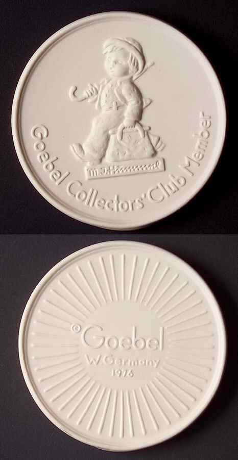 Advertising Signs-Plaques Tm6-Merry Wanderer-Collectors Club - Advertising Sign by M.I. Hummel-1