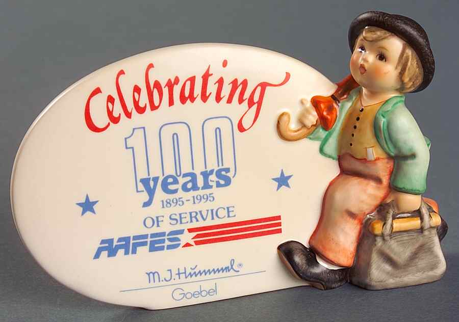 Advertising Signs-Plaques Tm7-Merry Wanderer/Celebrate 100y Aafes - Advertising Sign by M.I. Hummel-1