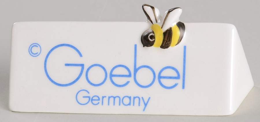 Advertising Signs-Plaques Tm8-Goebel With Bee- Mi Hummel On Back - Advertising Sign by M.I. Hummel-1