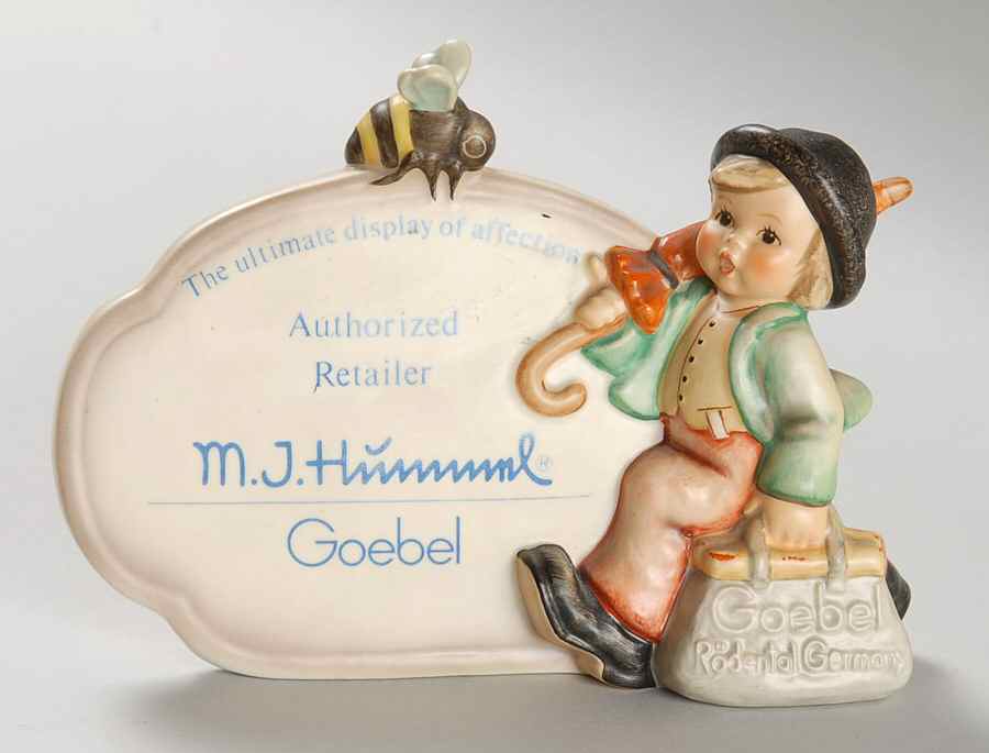 Advertising Signs-Plaques Merry Wanderer/Display Of Affection - Advertising Sign by M.I. Hummel-1