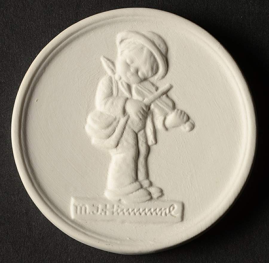 Advertising Signs-Plaques Little Fiddler-1981 Festival Disk - Advertising Sign by M.I. Hummel-1