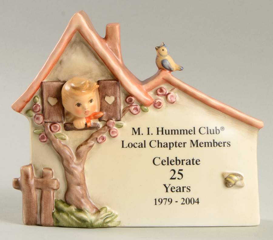 Advertising Signs-Plaques Tm8-Hummelnest/Celebrate 25 Years   - Advertising Sign by M.I. Hummel-1