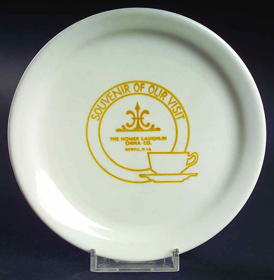 Advertising Signs Advertising Bread & Butter Plate by Homer Laughlin -1