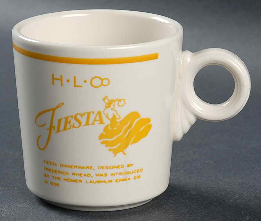 Fiesta Advertising Advertising Mug by Homer Laughlin -1