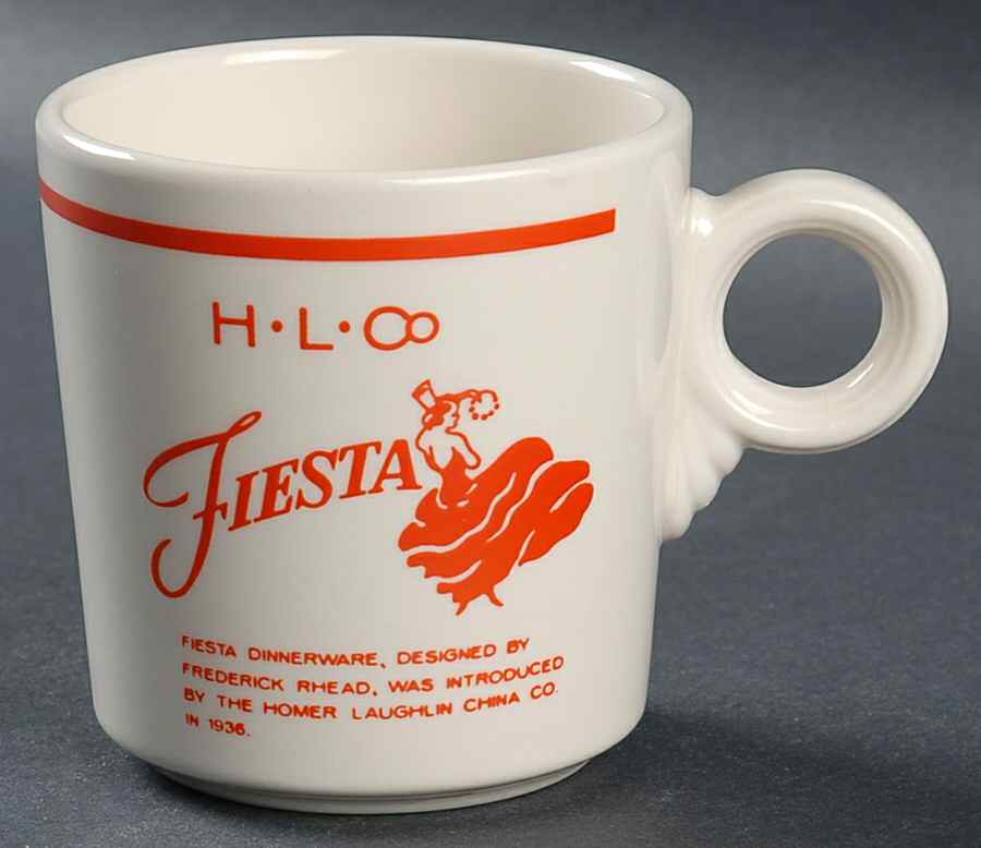 Fiesta Advertising Advertising Mug by Homer Laughlin -1