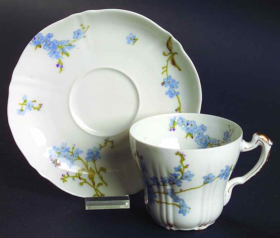 H3766 Flat Demitasse Cup & Saucer Set by Haviland-1