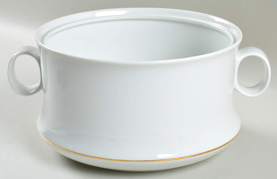 HUT1836 (Gold Verge, No Trim) Tureen No Lid by Hutschenreuther-1