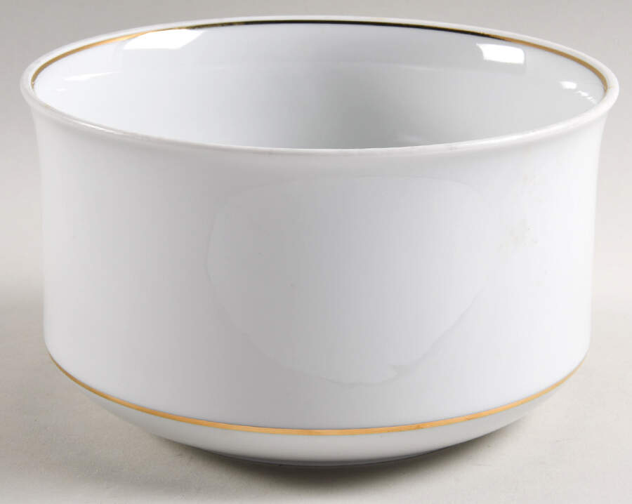 HUT1836 (Gold Verge, No Trim) 7" Round Vegetable Bowl by Hutschenreuther-1