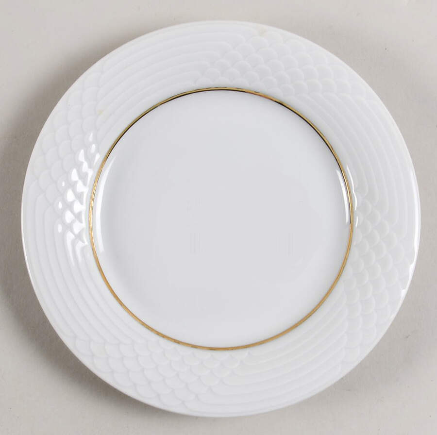 HUT1836 (Gold Verge, No Trim) Bread & Butter Plate by Hutschenreuther-1