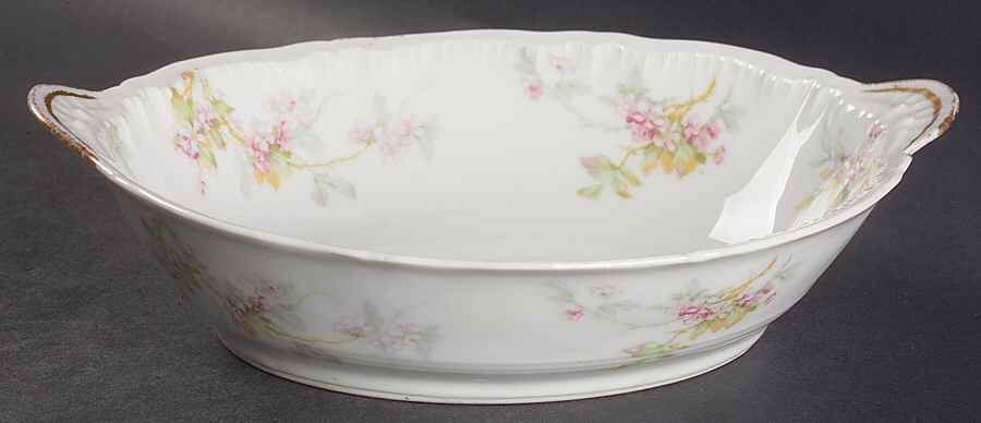 H3482 10" Oval Vegetable Bowl by Haviland-1