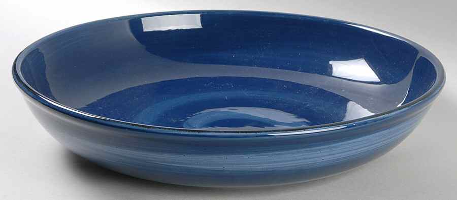 Twist Blue 13" Pasta Serving Bowl by Hausenware-1