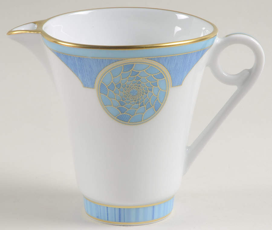 Eventails Bleu Creamer by Haviland-1