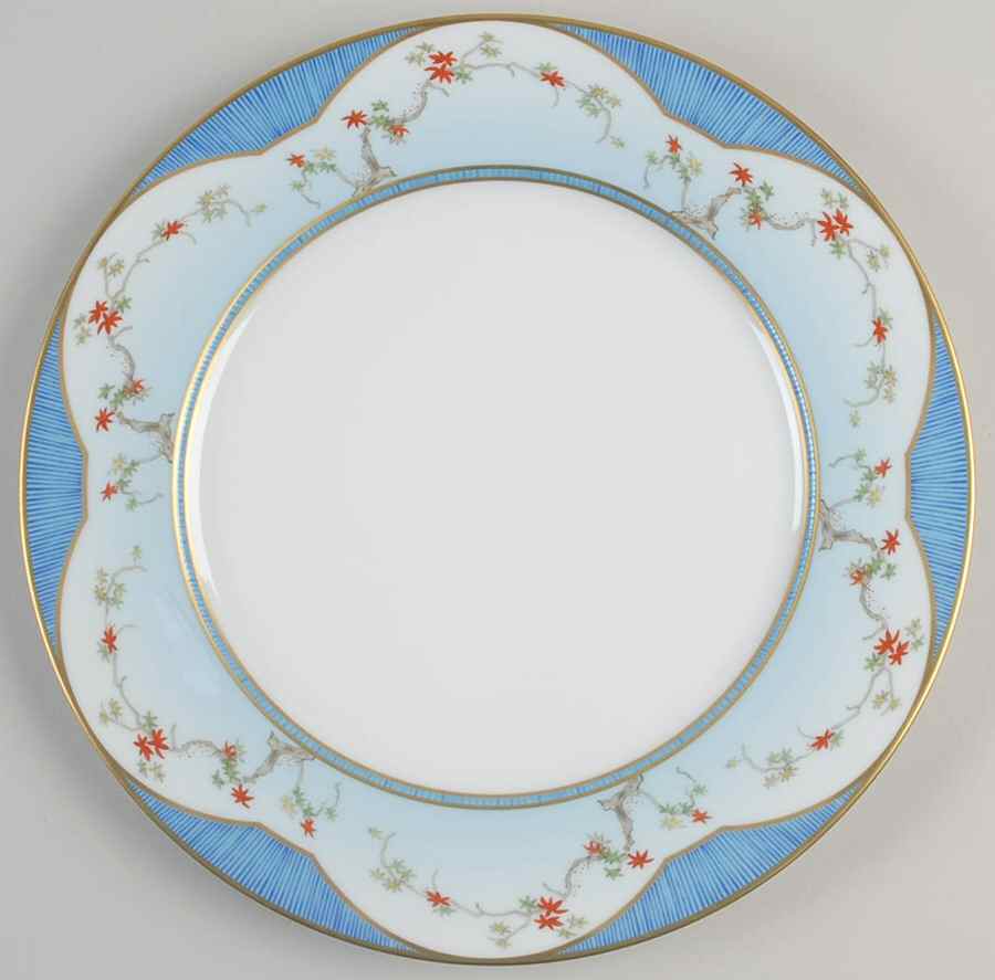 Eventails Orient Dinner Plate by Haviland-1