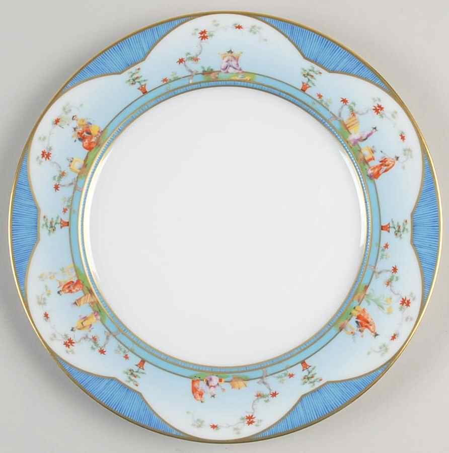 Eventails Orient Dessert/Pie Plate by Haviland-1
