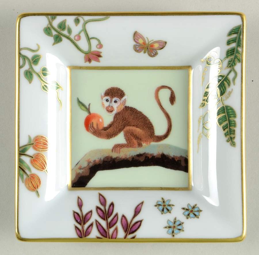 Alain Thomas Le Bestiaire 4" Square Tray by Haviland-1