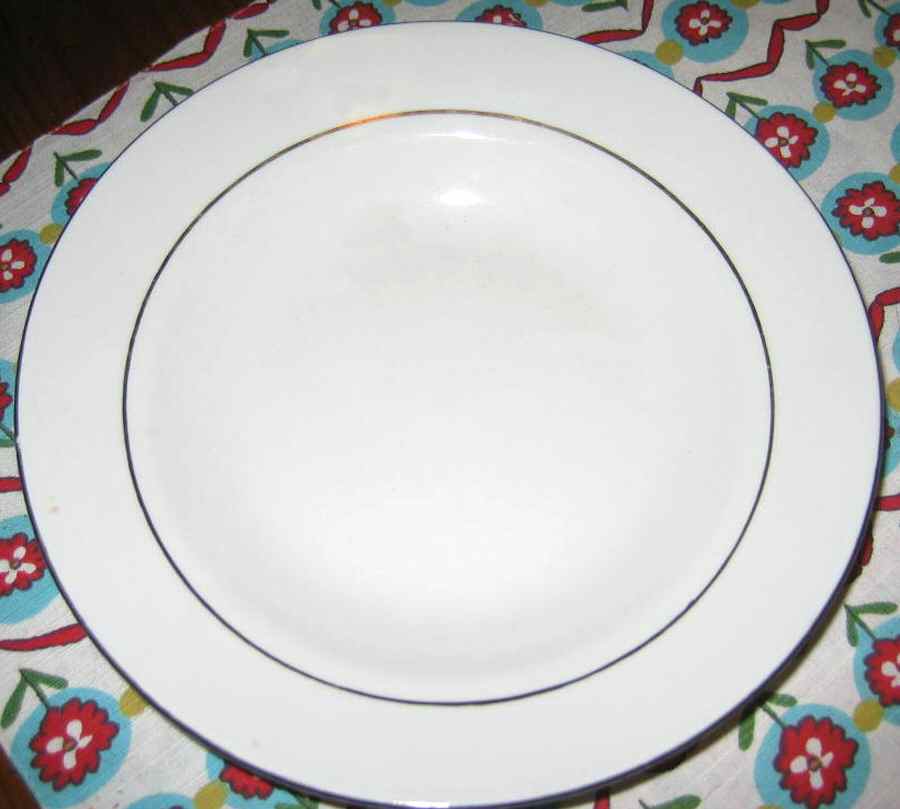 Mcallister Gold Rim Soup Bowl by Home-1
