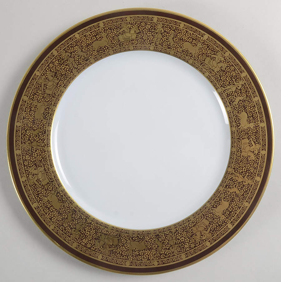 Tolede Chocolate Dinner Plate by Haviland-1