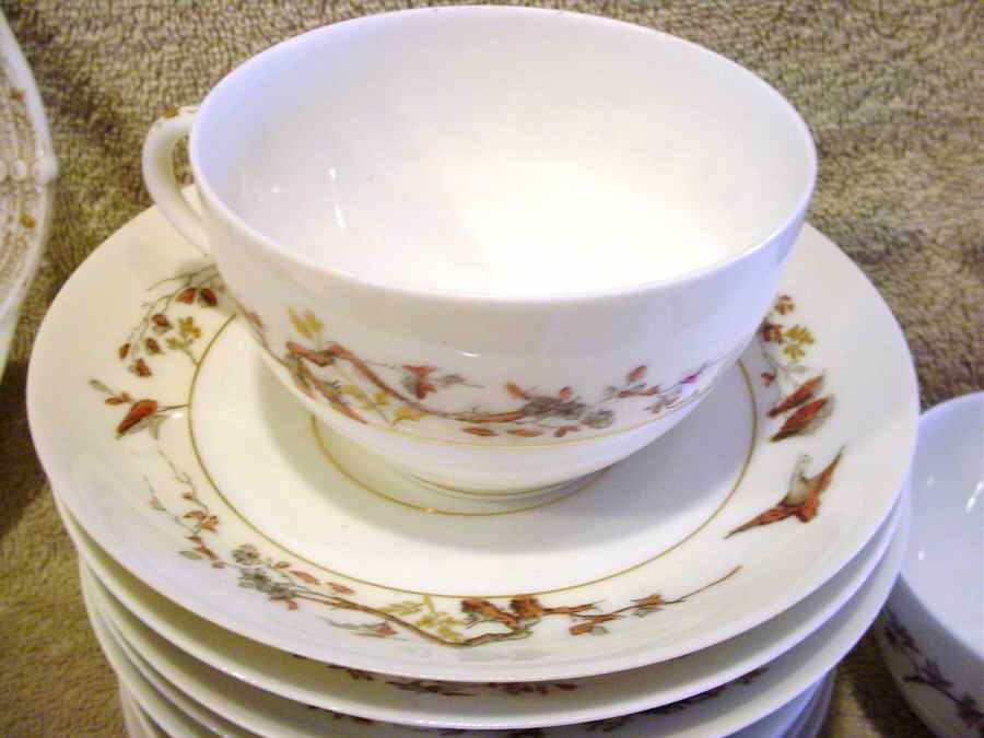 H3777 Flat Cup & Saucer Set by Haviland-1