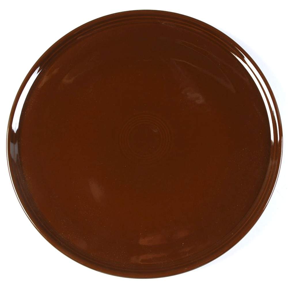 Fiesta Chocolate (Intro 2008) 12" Pizza Tray by Homer Laughlin -1