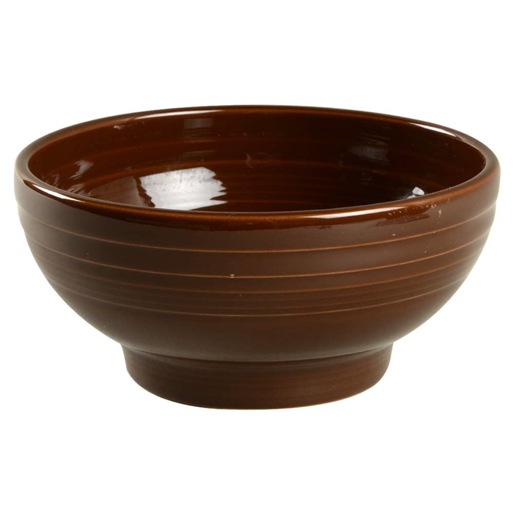 Fiesta Chocolate (Intro 2008) 6" Footed Bowl by Homer Laughlin -1
