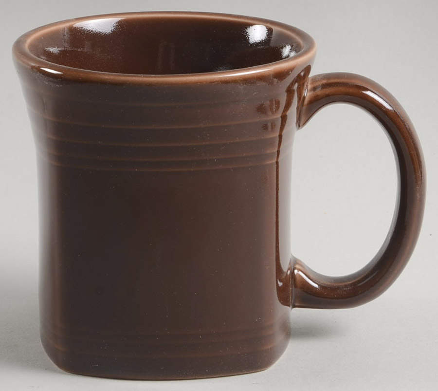 Fiesta Chocolate (Intro 2008) Square Mug by Homer Laughlin -1