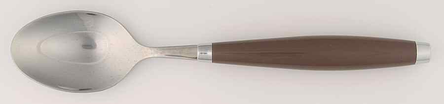 Fiesta Chocolate (Intro 2008) Place/Oval Soup Spoon by Homer Laughlin -1
